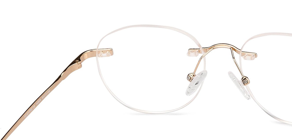 Rimless Eyeglasses-Frame Round--EG Rimless Eyeglasses-Frame Round--EG