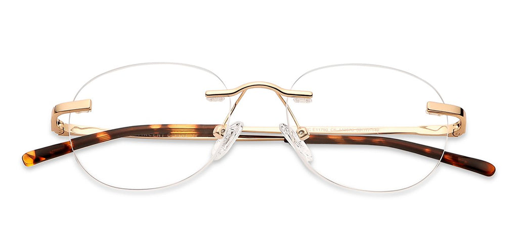 Rimless Eyeglasses-Frame Round--EG Rimless Eyeglasses-Frame Round--EG