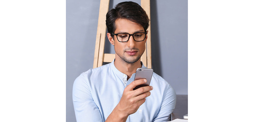 Blue Light Blocking Eyeglasses-Frame Rectangle--EG Blue Light Blocking Eyeglasses-Frame Rectangle--EG