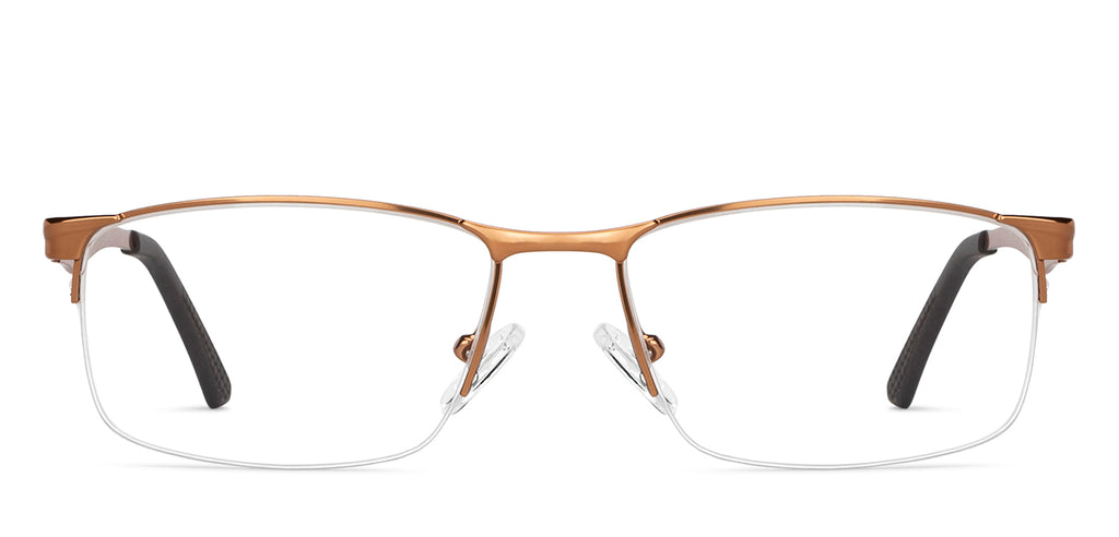 Half Rim Eyeglasses-Frame Rectangle--EG Half Rim Eyeglasses-Frame Rectangle--EG