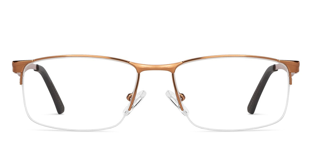 Half Rim Eyeglasses-Frame Rectangle--EG Half Rim Eyeglasses-Frame Rectangle--EG