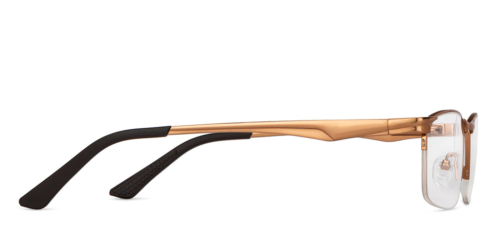 Half Rim Eyeglasses-Frame Rectangle--EG Half Rim Eyeglasses-Frame Rectangle--EG