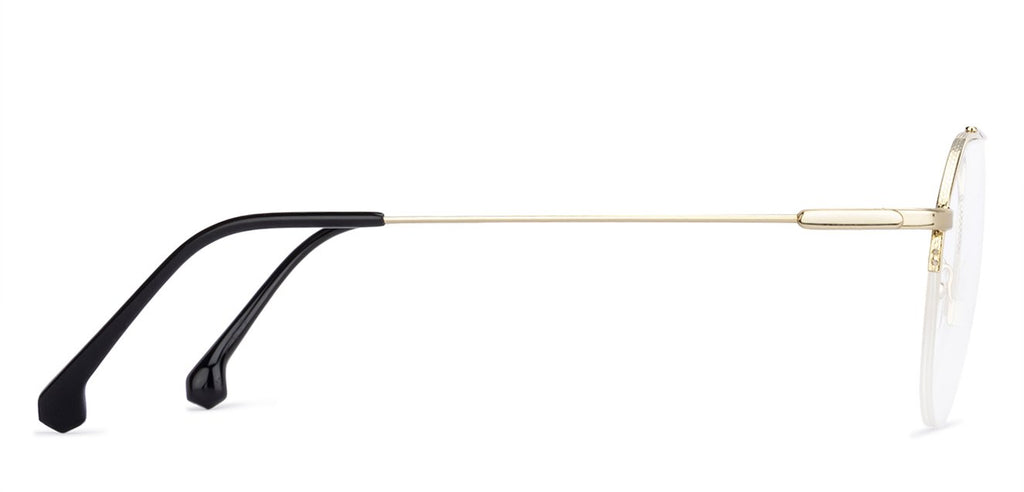 Half Rim Eyeglasses-Frame Round--EG Half Rim Eyeglasses-Frame Round--EG