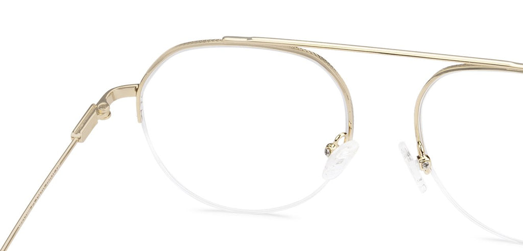 Half Rim Eyeglasses-Frame Round--EG Half Rim Eyeglasses-Frame Round--EG