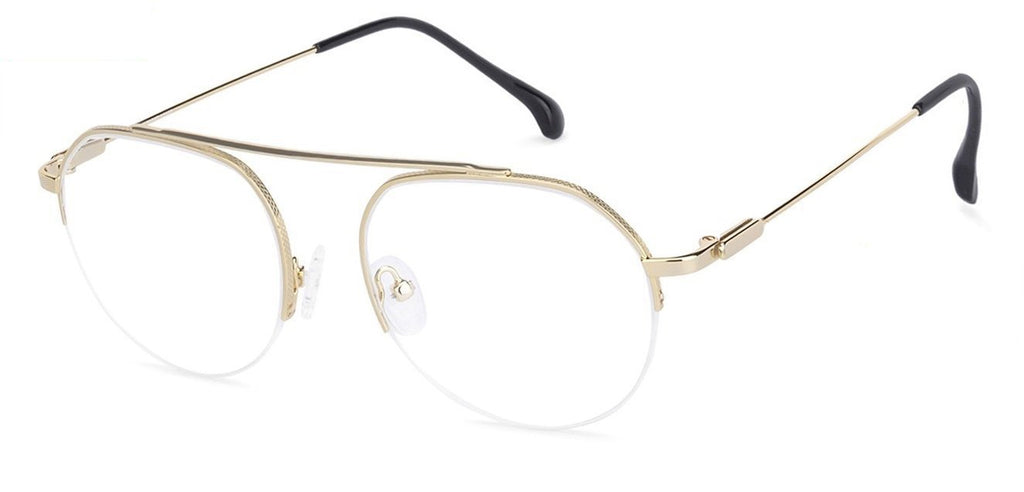 Half Rim Eyeglasses-Frame Round--EG Half Rim Eyeglasses-Frame Round--EG