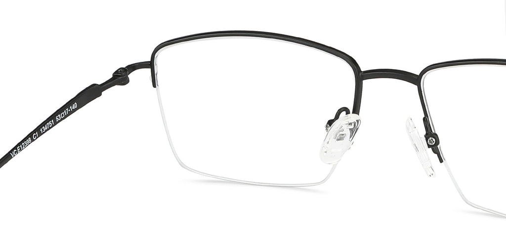 Half Rim Eyeglasses-Frame Rectangle--EG Half Rim Eyeglasses-Frame Rectangle--EG