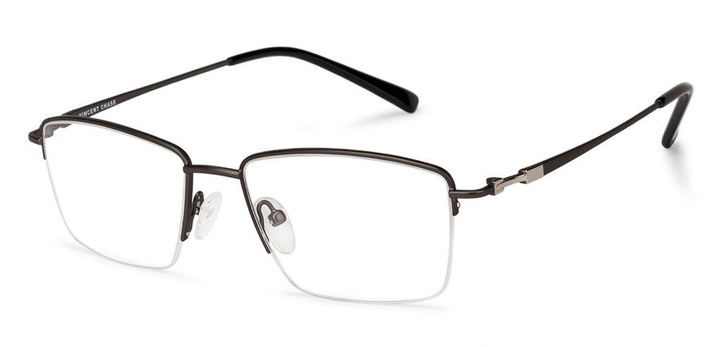 Half Rim Eyeglasses-Frame Rectangle--EG Half Rim Eyeglasses-Frame Rectangle--EG