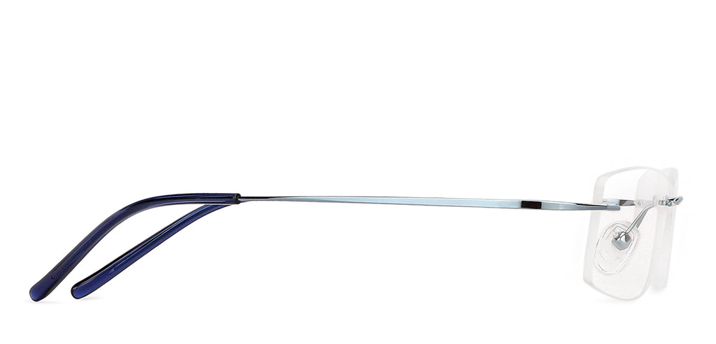 Rimless Eyeglasses-Frame Rectangle--EG Rimless Eyeglasses-Frame Rectangle--EG