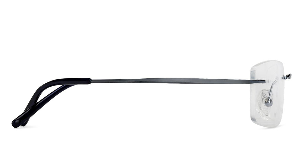 Rimless Eyeglasses-Frame Rectangle--EG Rimless Eyeglasses-Frame Rectangle--EG