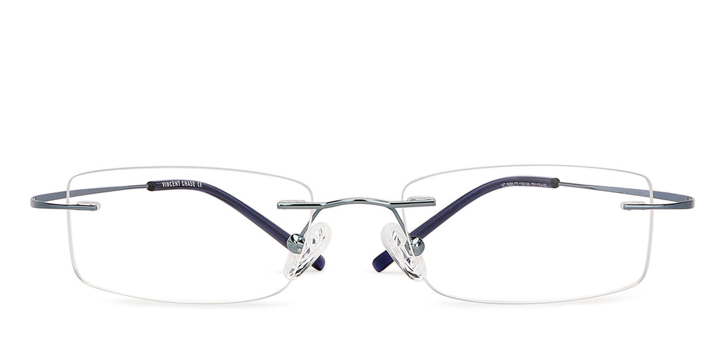 Rimless Eyeglasses-Frame Rectangle--EG Rimless Eyeglasses-Frame Rectangle--EG