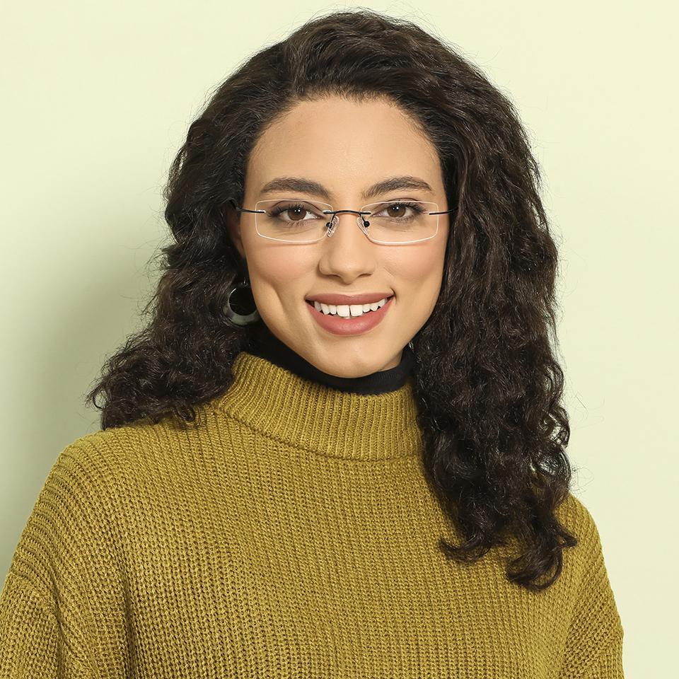 Magnetic Clip On Glasses-Frame Rectangle--EG Magnetic Clip On Glasses-Frame Rectangle--EG