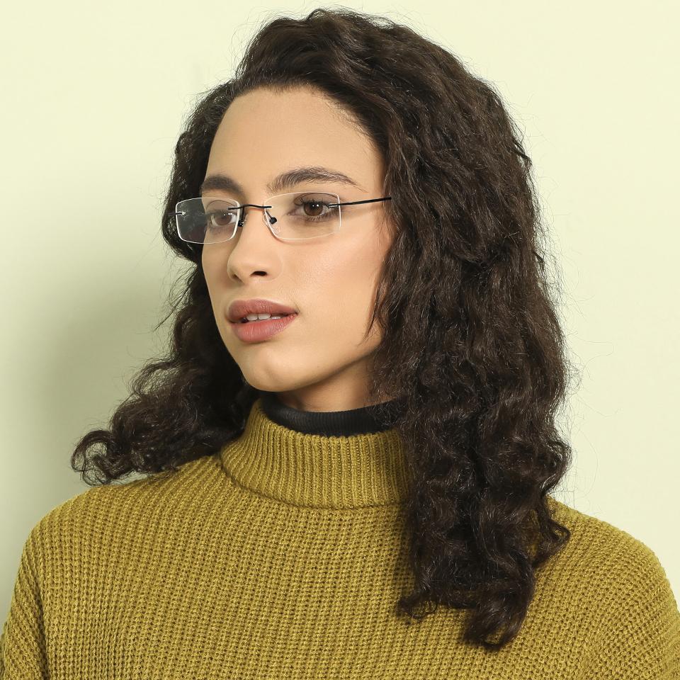 Magnetic Clip On Glasses-Frame Rectangle--EG Magnetic Clip On Glasses-Frame Rectangle--EG