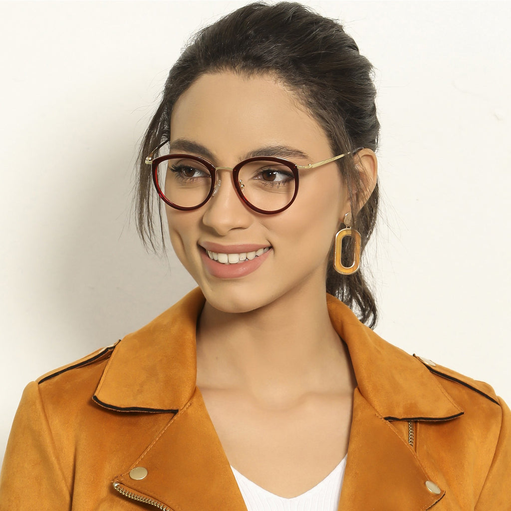 Square Eyeglasses-Frame Round--EG Square Eyeglasses-Frame Round--EG