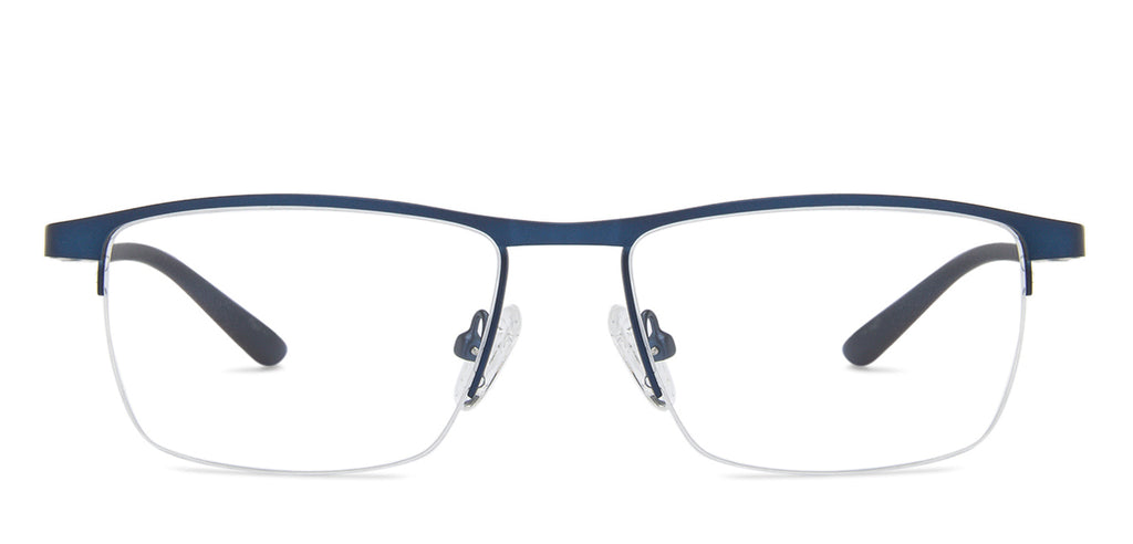 Half Rim Eyeglasses-Frame Rectangle--EG Half Rim Eyeglasses-Frame Rectangle--EG