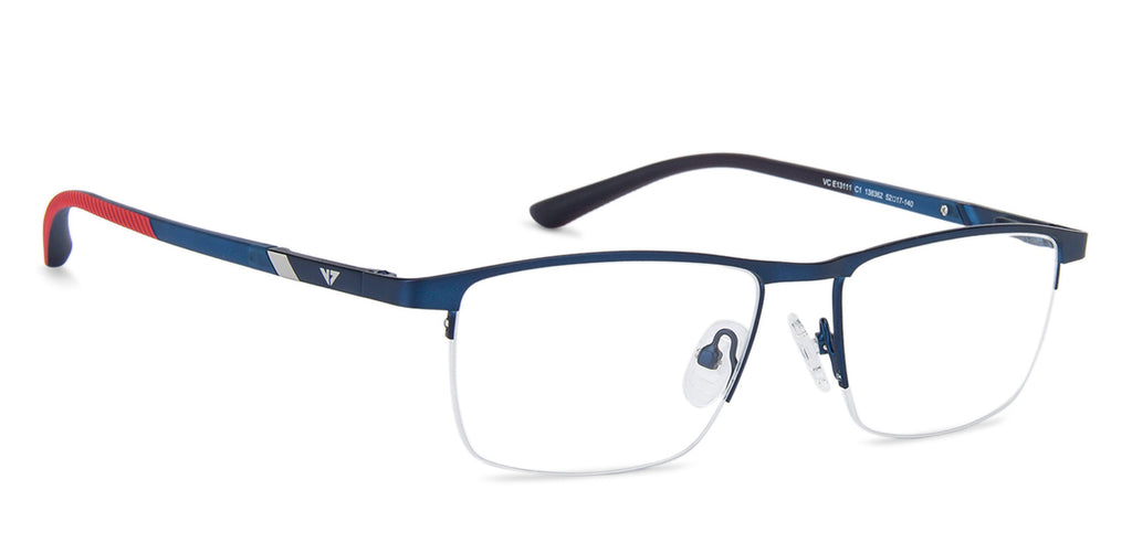 Half Rim Eyeglasses-Frame Rectangle--EG Half Rim Eyeglasses-Frame Rectangle--EG