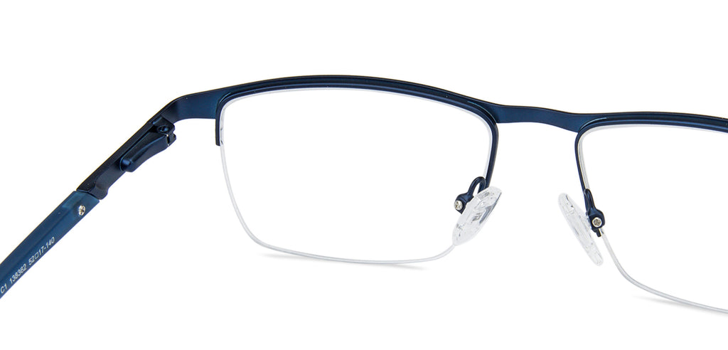 Half Rim Eyeglasses-Frame Rectangle--EG Half Rim Eyeglasses-Frame Rectangle--EG
