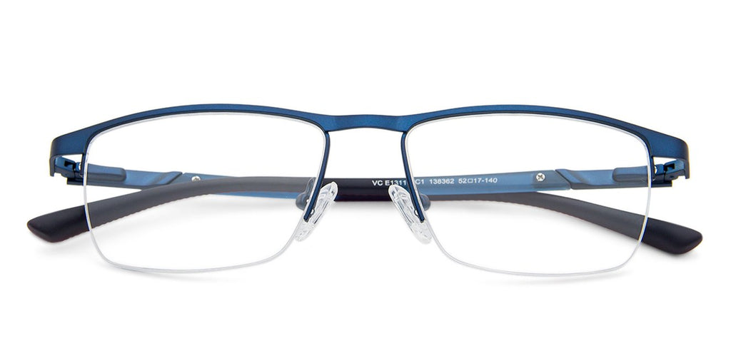 Half Rim Eyeglasses-Frame Rectangle--EG Half Rim Eyeglasses-Frame Rectangle--EG