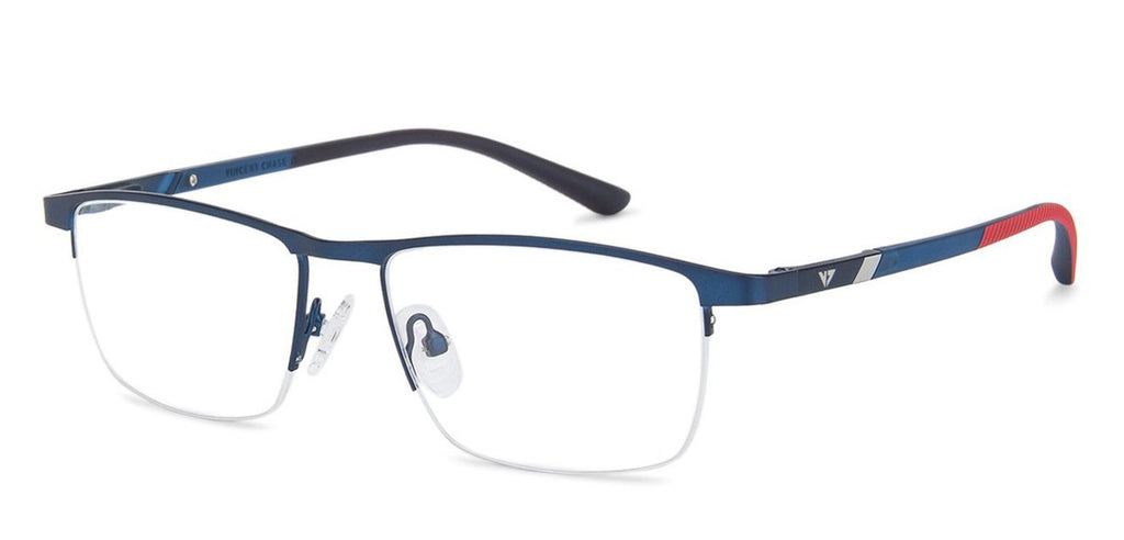 Half Rim Eyeglasses-Frame Rectangle--EG Half Rim Eyeglasses-Frame Rectangle--EG