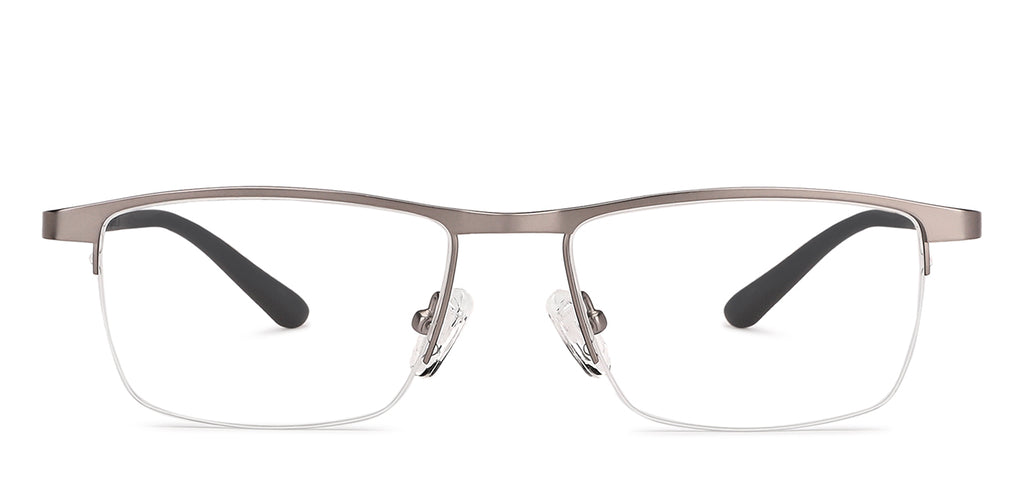 Half Rim Eyeglasses-Frame Rectangle--EG Half Rim Eyeglasses-Frame Rectangle--EG