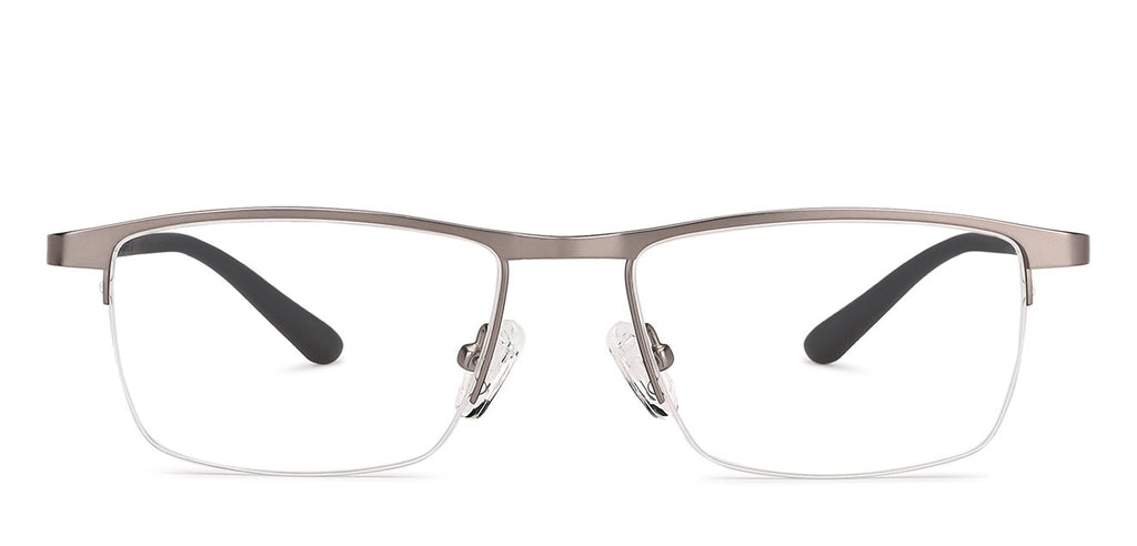 Half Rim Eyeglasses-Frame Rectangle--EG Half Rim Eyeglasses-Frame Rectangle--EG
