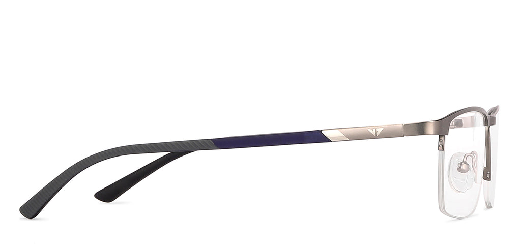 Half Rim Eyeglasses-Frame Rectangle--EG Half Rim Eyeglasses-Frame Rectangle--EG