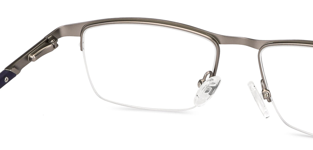 Half Rim Eyeglasses-Frame Rectangle--EG Half Rim Eyeglasses-Frame Rectangle--EG