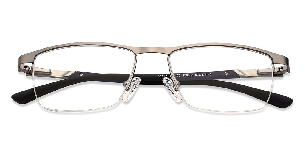 Half Rim Eyeglasses-Frame Rectangle--EG Half Rim Eyeglasses-Frame Rectangle--EG