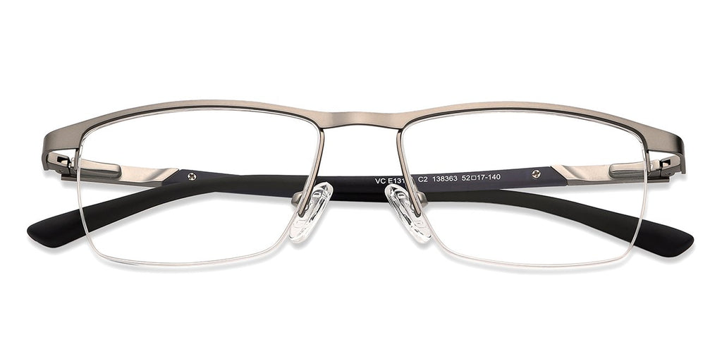 Half Rim Eyeglasses-Frame Rectangle--EG Half Rim Eyeglasses-Frame Rectangle--EG