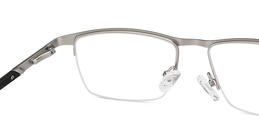 Half Rim Eyeglasses-Frame Rectangle--EG Half Rim Eyeglasses-Frame Rectangle--EG