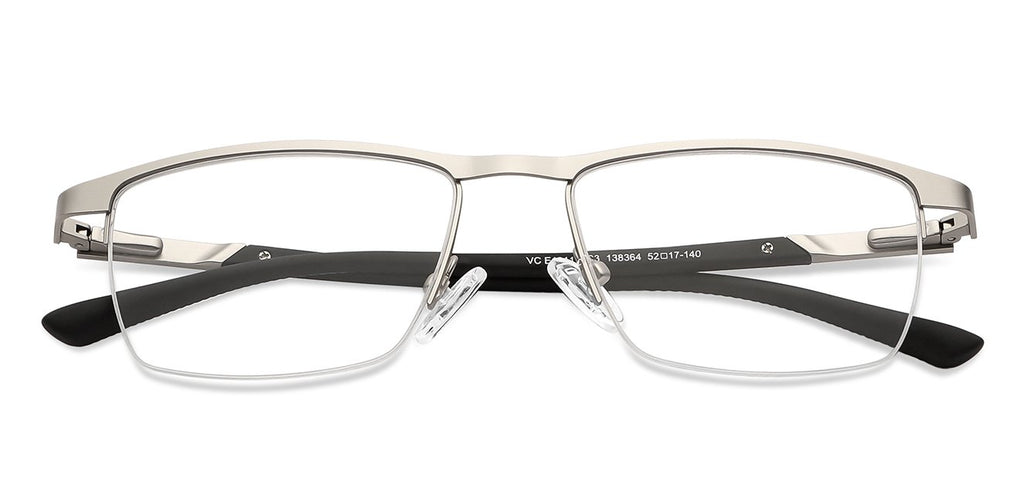 Half Rim Eyeglasses-Frame Rectangle--EG Half Rim Eyeglasses-Frame Rectangle--EG