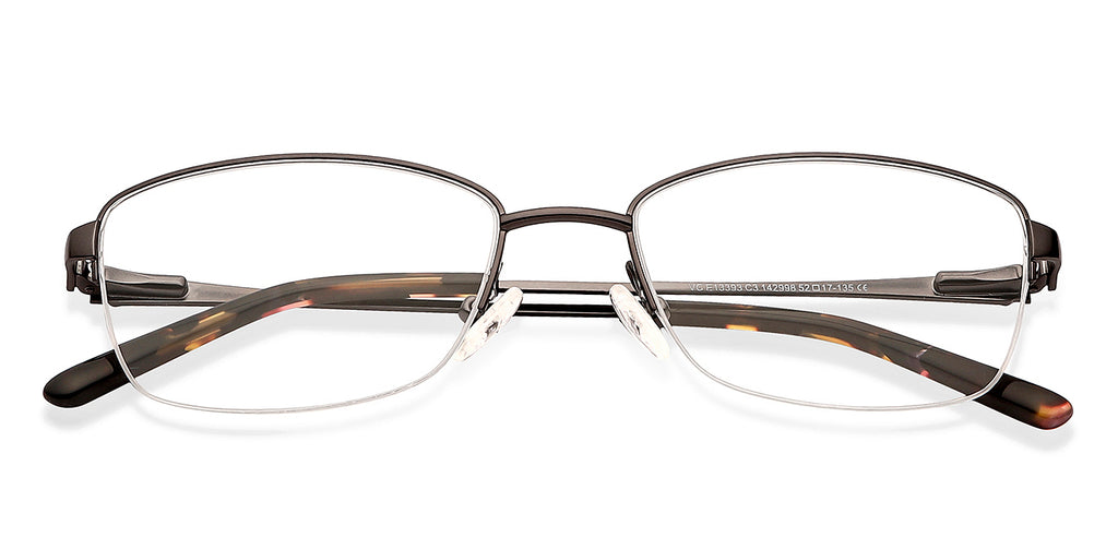 Half Rim Eyeglasses-Frame Cat Eye--EG Half Rim Eyeglasses-Frame Cat Eye--EG