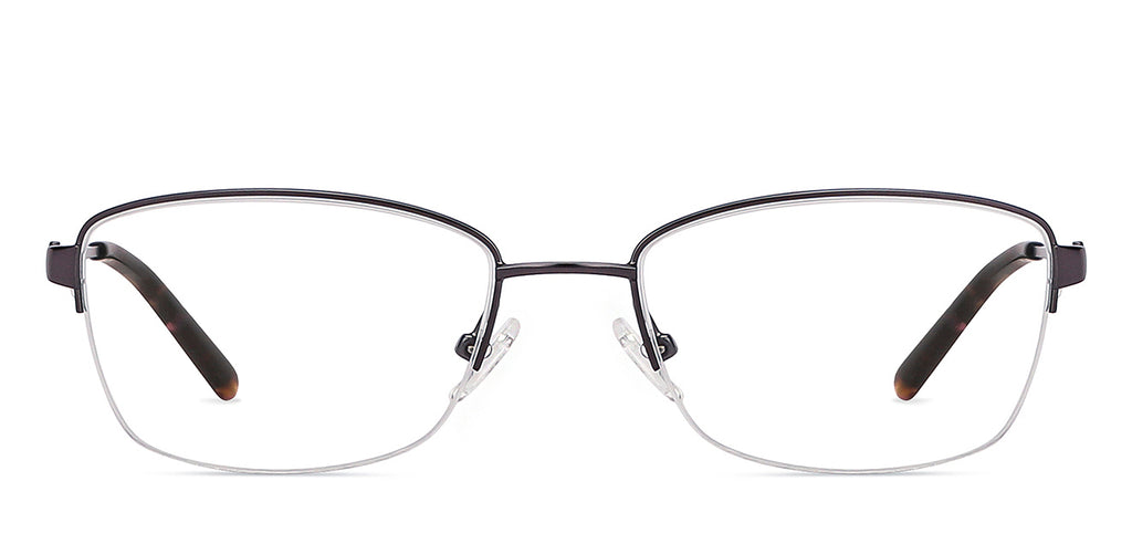 Half Rim Eyeglasses-Frame Cat Eye--EG Half Rim Eyeglasses-Frame Cat Eye--EG