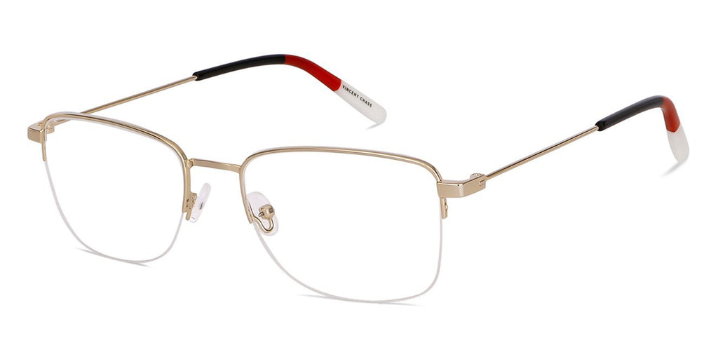 Half Rim Eyeglasses-Frame Rectangle--EG Half Rim Eyeglasses-Frame Rectangle--EG