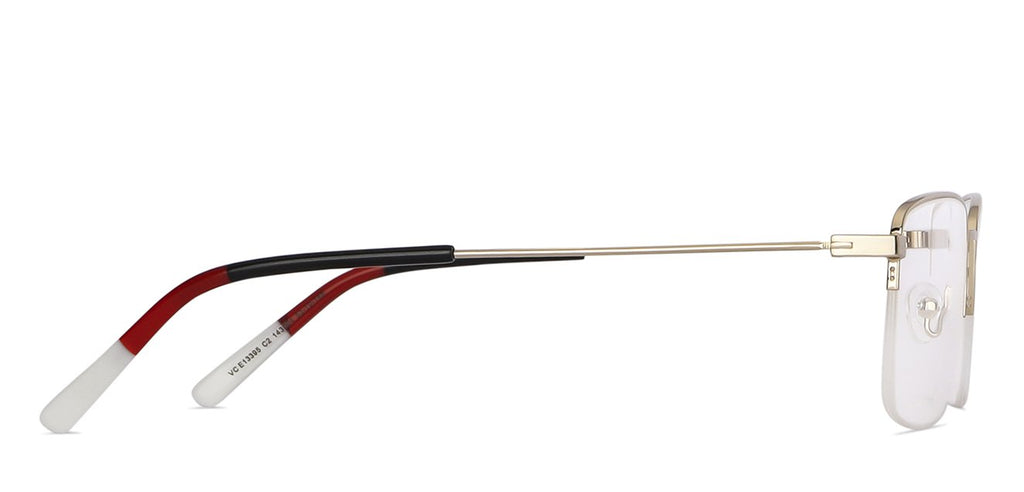 Half Rim Eyeglasses-Frame Rectangle--EG Half Rim Eyeglasses-Frame Rectangle--EG