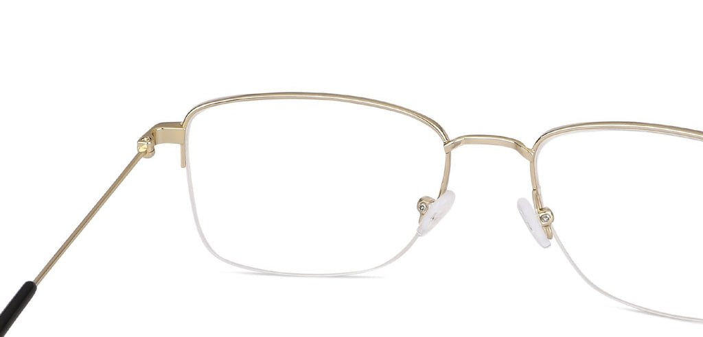 Half Rim Eyeglasses-Frame Rectangle--EG Half Rim Eyeglasses-Frame Rectangle--EG