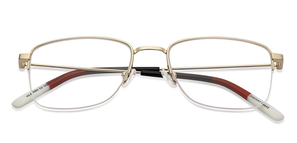 Half Rim Eyeglasses-Frame Rectangle--EG Half Rim Eyeglasses-Frame Rectangle--EG