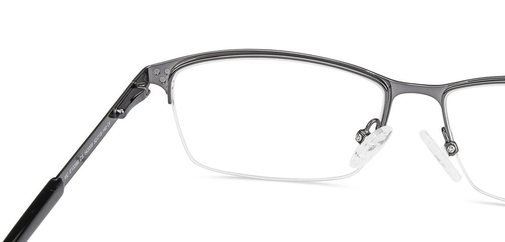 Half Rim Eyeglasses-Frame Rectangle--EG Half Rim Eyeglasses-Frame Rectangle--EG