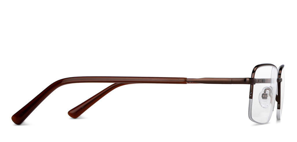 Half Rim Eyeglasses-Frame Rectangle--EG Half Rim Eyeglasses-Frame Rectangle--EG