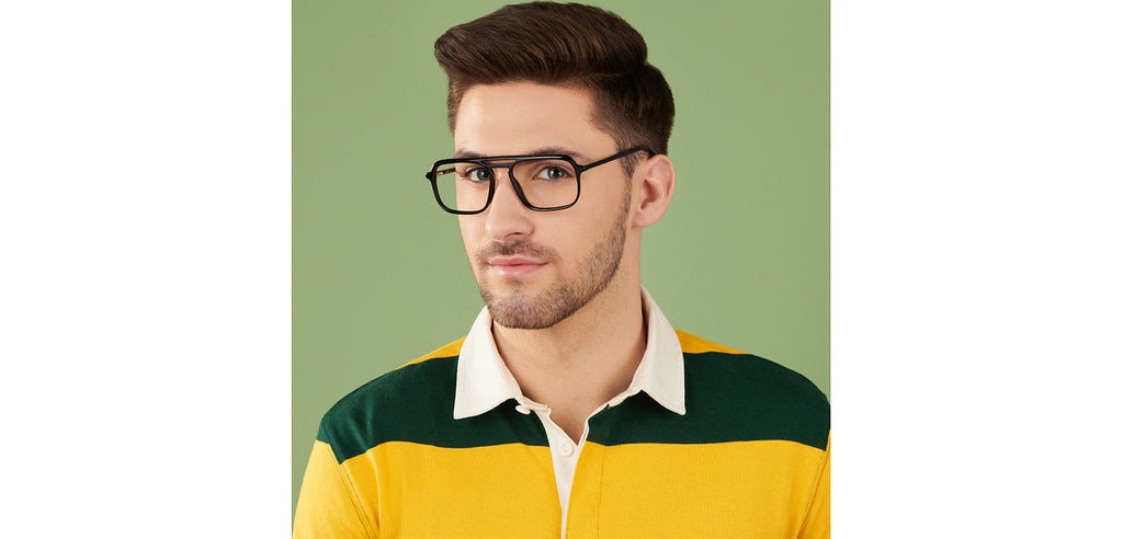 Rich Acetates-Frame Rectangle--EG Rich Acetates-Frame Rectangle--EG