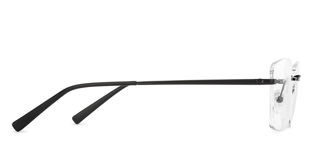 Rimless Eyeglasses-Frame Rectangle--EG Rimless Eyeglasses-Frame Rectangle--EG