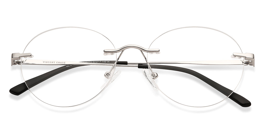 Rimless Eyeglasses-Frame Round--EG Rimless Eyeglasses-Frame Round--EG