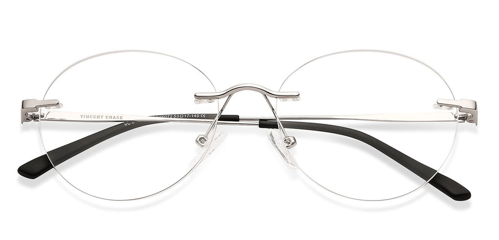 Rimless Eyeglasses-Frame Round--EG Rimless Eyeglasses-Frame Round--EG