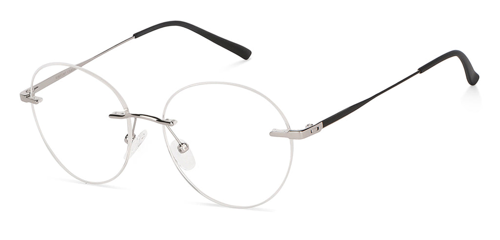 Rimless Eyeglasses-Frame Round--EG Rimless Eyeglasses-Frame Round--EG