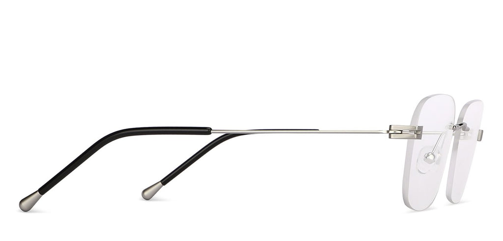 Rimless Eyeglasses-Frame Rectangle--EG Rimless Eyeglasses-Frame Rectangle--EG