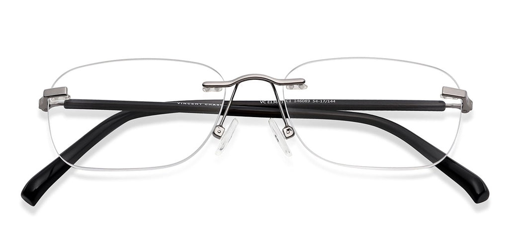 Rimless Eyeglasses-Frame Rectangle--EG Rimless Eyeglasses-Frame Rectangle--EG
