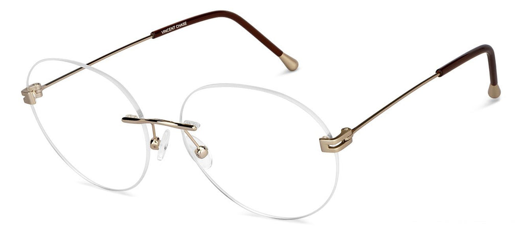 Rimless Eyeglasses-Frame Round--EG Rimless Eyeglasses-Frame Round--EG