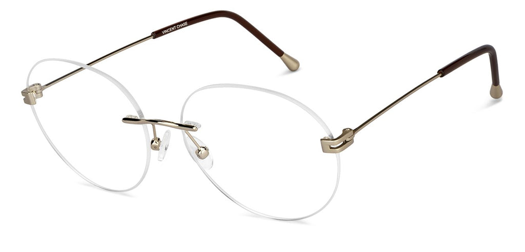 Rimless Eyeglasses-Frame Round--EG Rimless Eyeglasses-Frame Round--EG