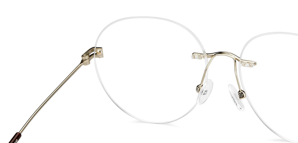 Rimless Eyeglasses-Frame Round--EG Rimless Eyeglasses-Frame Round--EG