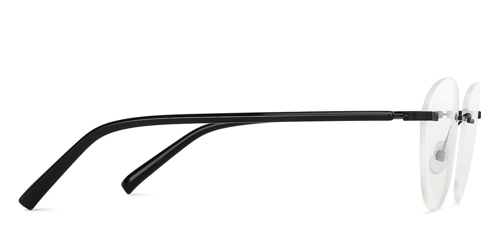 Rimless Eyeglasses-Frame Cat Eye--EG Rimless Eyeglasses-Frame Cat Eye--EG