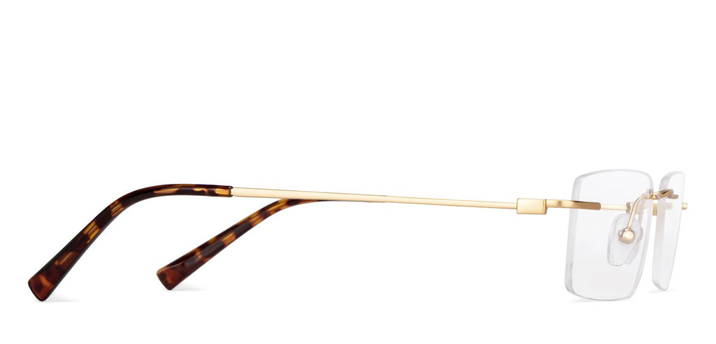Rimless Eyeglasses-Frame Rectangle--EG Rimless Eyeglasses-Frame Rectangle--EG